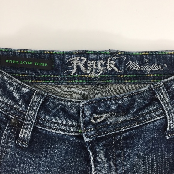 Rock 47 by Wrangler Ultra Low Rise Jeans Waist 29 - Picture 7 of 8